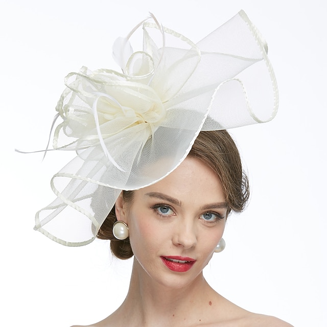  Net Kentucky Derby Hat / Fascinators / Hats with 1 Piece Wedding / Special Occasion / Tea Party Headpiece