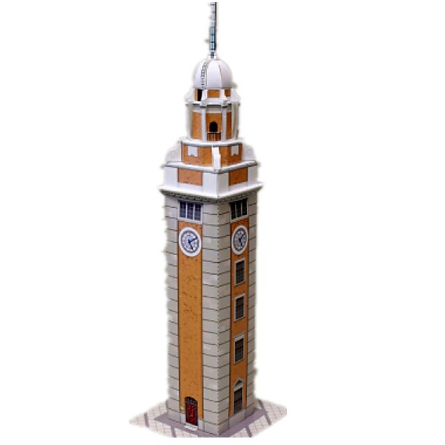  Puzzle 3D Modellino di carta Kit per costruzioni Torre Edificio famoso Fai da te Classico Unisex Giocattoli Regalo