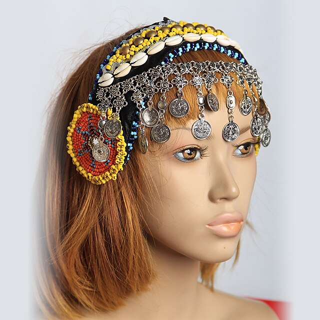  Belly Dance Headpieces Women's Performance Shell / Sequined / Metal Starfish and Seashell / Silver Coin / Sequin Holiday / Fairies / Bohemian Theme Headwear