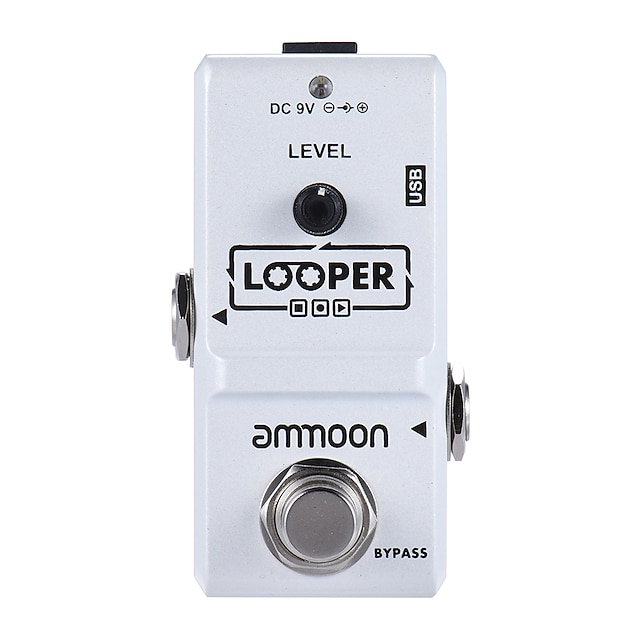 Ammoon Ap-09 Nano Efeito USB Guitarra Eléctrica Acessórios para Instrumentos Musicais