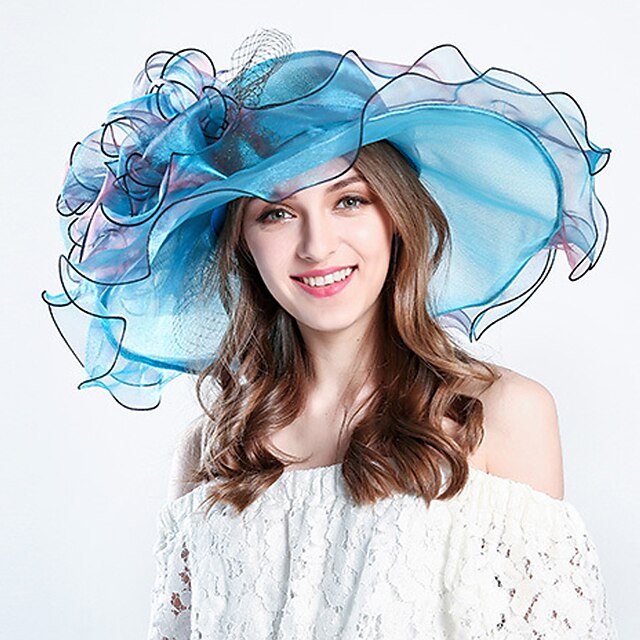 Feather / Silk / Organza Kentucky Derby Hat / Fascinators / Hats with ...