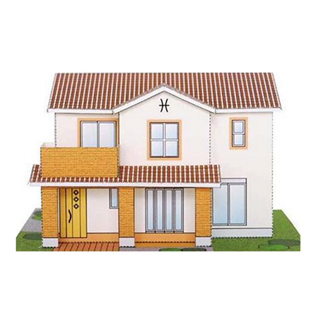  פאזלים3D דגם נייר ערכות לבניית מודלים בניין מפורסם בית עשה זאת בעצמך קלסי יוניסקס צעצועים מתנות