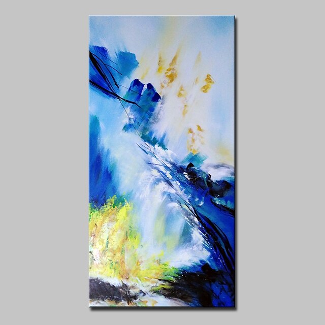  Oil Painting Hand Painted - Abstract Abstract Modern Rolled Canvas