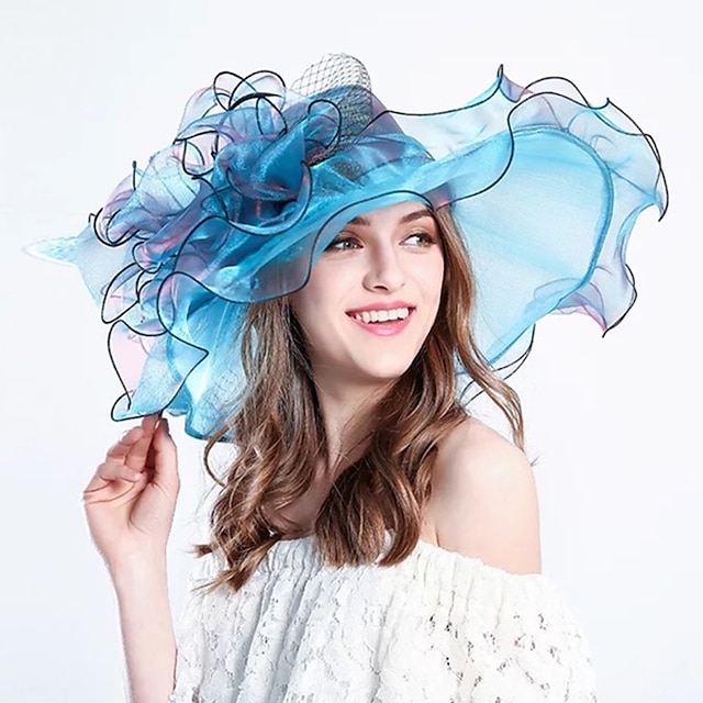 Feather / Silk / Organza Kentucky Derby Hat / Fascinators / Hats with ...