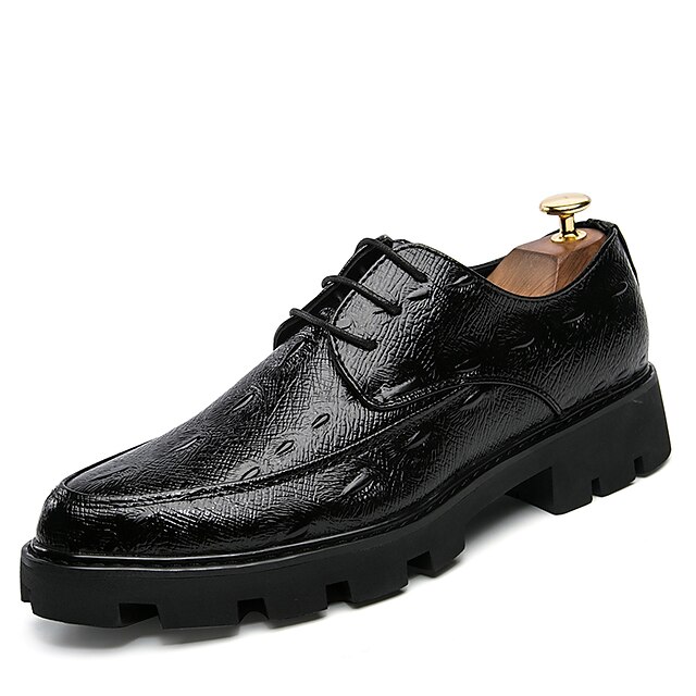  Homens sapatos Couro de Porco Primavera Verão Outono Inverno Sapatos formais Oxfords Caminhada Mocassim para Casamento Escritório e