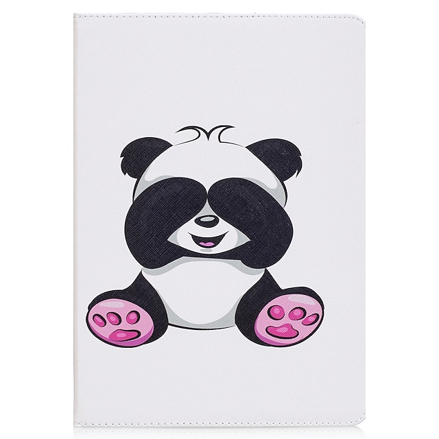  Case For Apple iPad Air / iPad 4/3/2 / iPad (2018) Origami Full Body Cases Panda Hard PU Leather