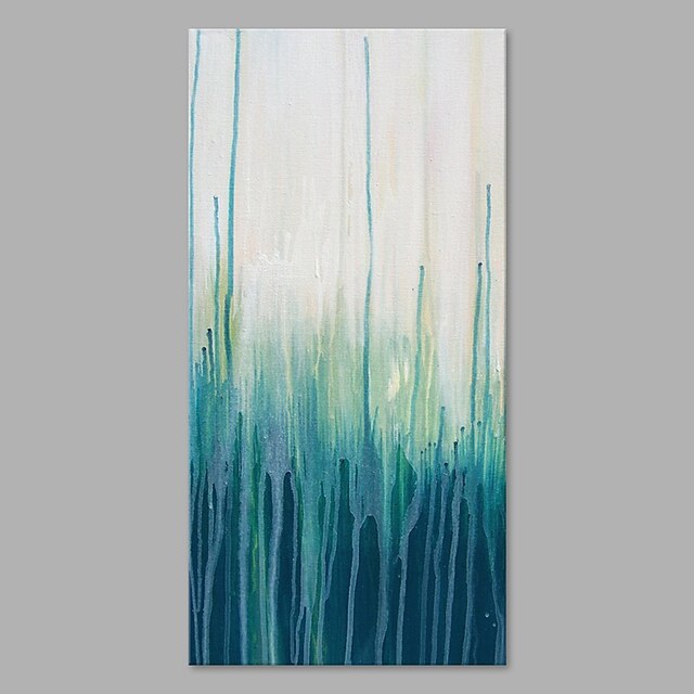  Hang-Painted öljymaalaus Maalattu - Abstrakti Taiteellinen Sisällytä Inner Frame / Venytetty kangas