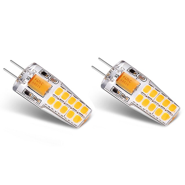 BRELONG® 2pcs 3 W 300 lm G4 LED Bi-pin Lights T 20 LED Beads SMD 2835 Warm White / White 12 V / 2 pcs