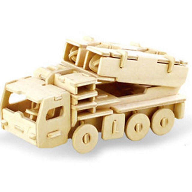  3D Puzzle Jigsaw Puzzle Wooden Model Dinosaur Tank Plane / Aircraft DIY Wooden Classic Unisex Toy Gift