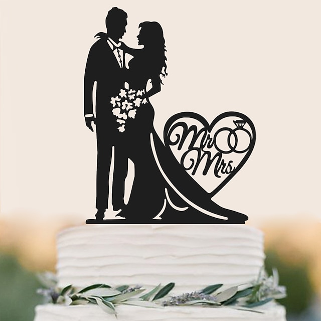  Decorações de Bolo Aniversário Casamento Alta qualidade Plástico Casamento Aniversário com 1 Bolsa PVS