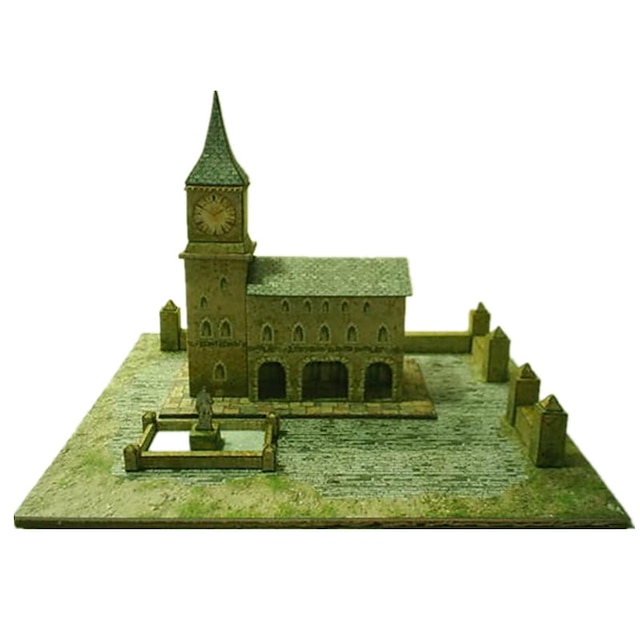  פאזלים3D דגם נייר ערכות לבניית מודלים בניין מפורסם כנסייה עשה זאת בעצמך סימולציה קלסי יוניסקס צעצועים מתנות
