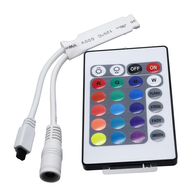  Control remoto Controlador RGB Plástico 1 pieza Accesorio de iluminación