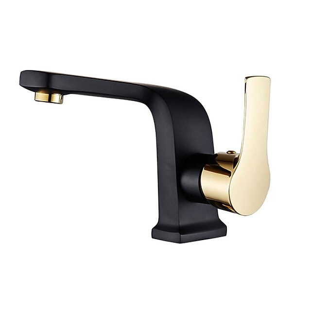  Bathroom Sink Faucet - Waterfall Oil-rubbed Bronze Centerset Single Handle One Hole