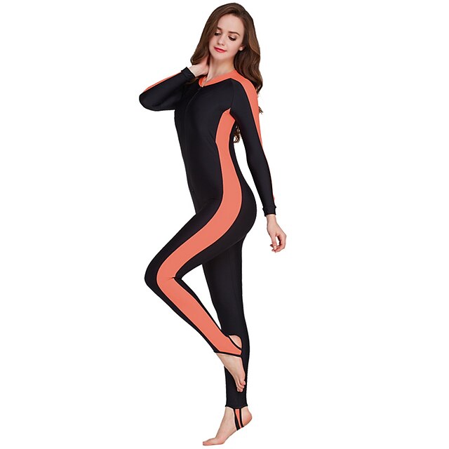  SBART Women's Rash Guard Dive Skin Suit Sun Shirt Long Sleeve Diving Beach Watersports Print All Seasons / High Elasticity