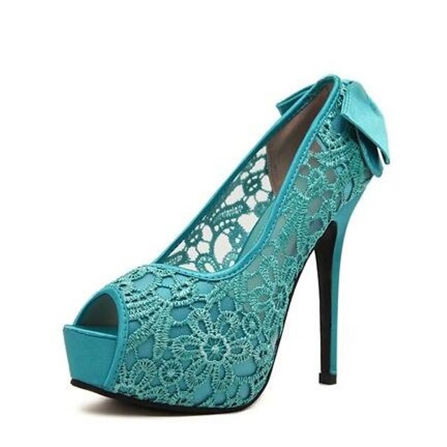 Pentru femei Pantofi Primăvară / Vară / Toamnă Toc Stilat / Platformă Funde Ivoriu / Roz / Albastru / Nuntă / Party & Seară