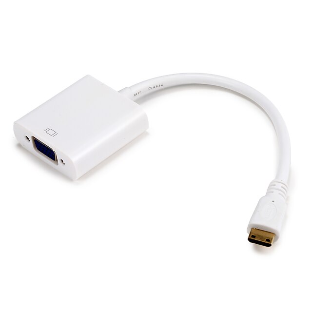  Mini HDMI Adapteri, Mini HDMI että VGA Adapteri Uros - Naaras