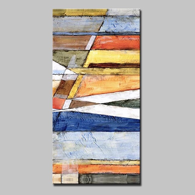  Oil Painting Hand Painted - Abstract Abstract Modern Rolled Canvas