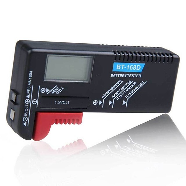  Rechargeable Battery Tester Zw-168D Aaa Aa 1.5V/9V Button Battery 