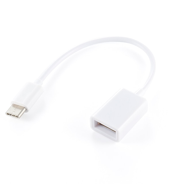  USB-C USB 3.1 Type C Male Connector to USB 2.0 A Female OTG Cable for Chromebook & Macbook