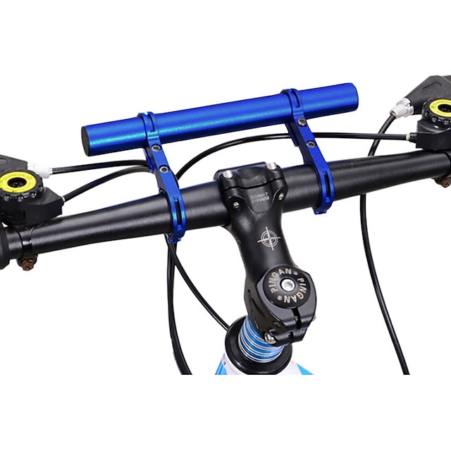  31.8 mm Bike Handlebar Extender Flashlight Mount Holder Lightweight Tool Holder Extension for Road Bike Mountain Bike MTB TT Aluminium alloy Black Red Blue