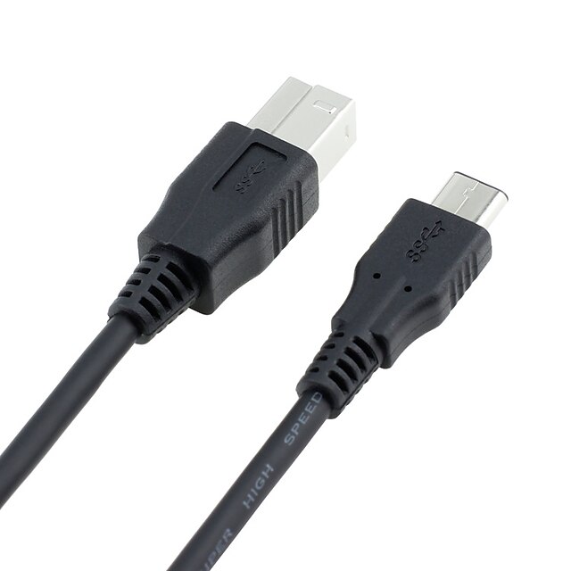  USB 3.1 tyyppi C että USB 3.0 Uros - Uros 1,0 (3ft)