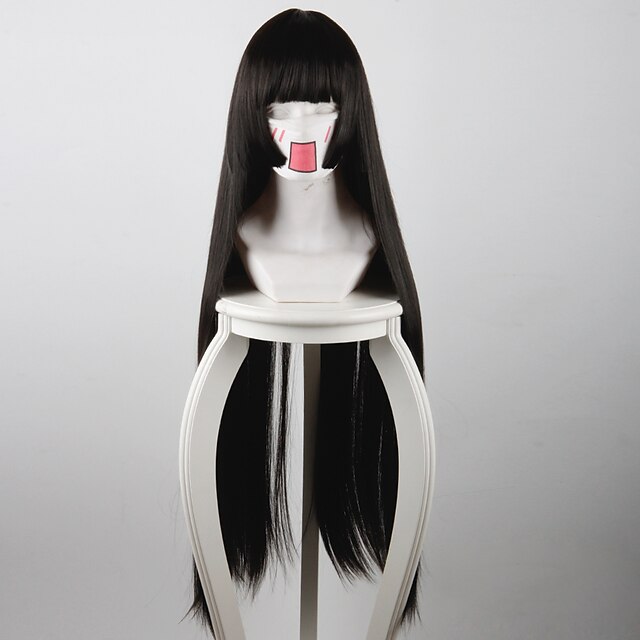  Jigoku Shoujo Ai Enma Pelucas de Cosplay Hombre Mujer 32-40 pulgada Peluca de anime