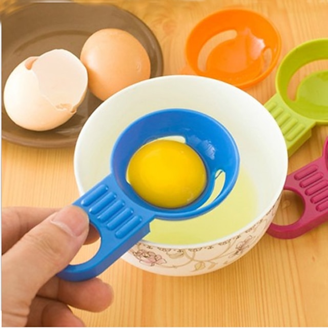  godisfärg äggskiljare äggvita äggplattor köksbearbetningsverktyg