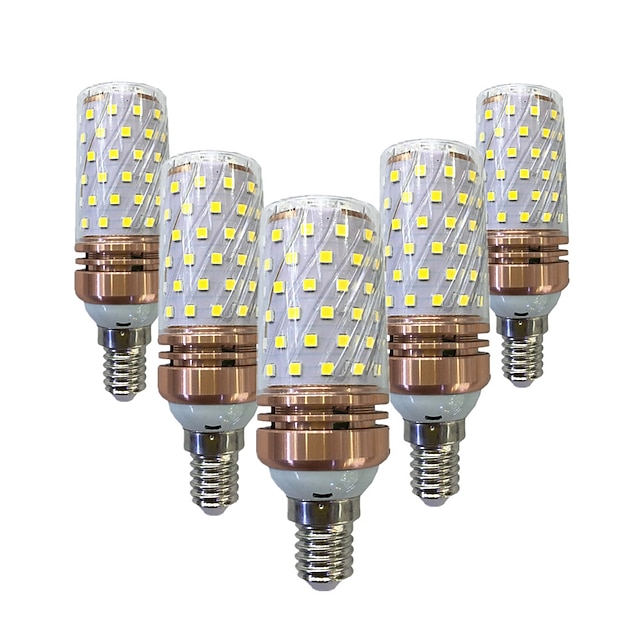  5pcs 16 W LED Corn Lights 1200 lm E14 E26 / E27 T 84 LED Beads SMD 2835 Decorative Warm White White 220-240 V / 5 pcs / RoHS / CE Certified