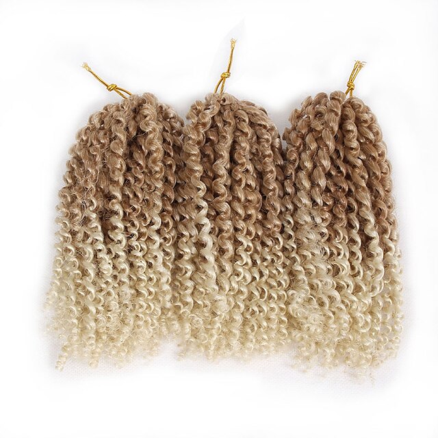  Tranças de cabelo em crochê Marley Bob Trança Box Braids Cabelo Sintético Cabelo para Trançar 60 raízes / pacote