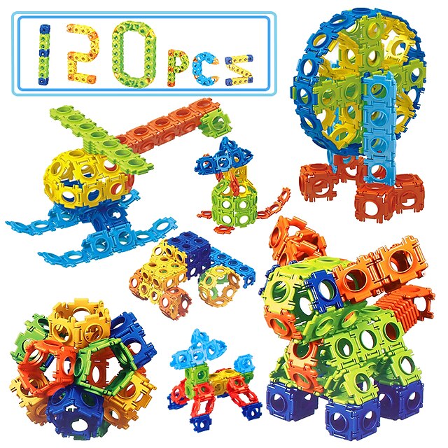  Építőkockák Fejlesztő játék Építési készlet játékok 120 pcs Sas összeegyeztethető ABS Legoing DIY Uniszex Fiú Lány Játékok Ajándék / Gyermek