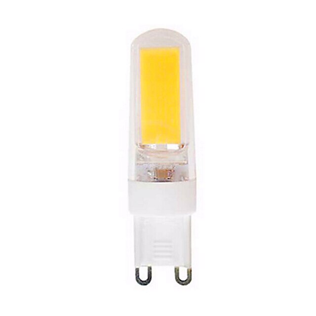  4 W Luminárias de LED  Duplo-Pin 300-350 lm G9 T 1 Contas LED COB Branco Quente Branco 220 V / 1 pç