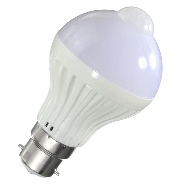  1db 5 W Okos LED izzók 500 lm B22 E26 / E27 A60(A19) 10 LED gyöngyök SMD 5730 Érzékelő Infravörös érzékelő fényvezérlő Meleg fehér Hideg fehér 85-265 V / 1 db. / RoHs