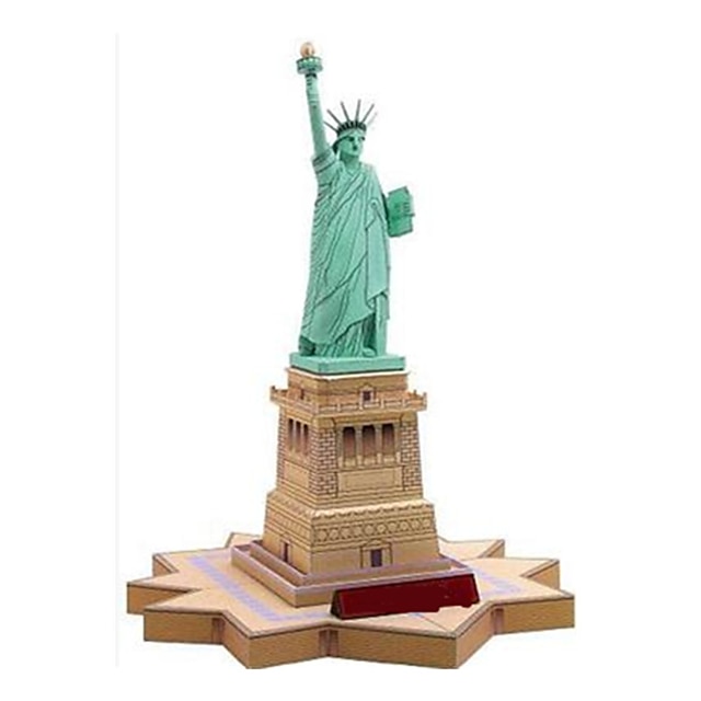  3D Puzzle Wooden Puzzle Paper Model Tower Famous buildings Statue Of Liberty DIY Classic Kid's Adults' Unisex Boys' Girls' Toy Gift