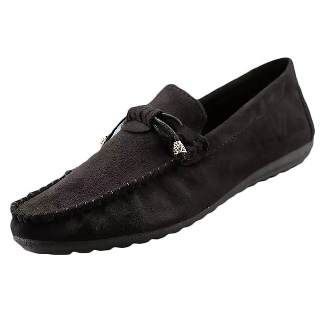  Hombre PU Primavera / Otoño Confort Zapatos de taco bajo y Slip-On Rojo / Negro / Gris / Combinación