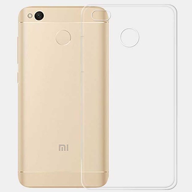  ASLING ケース 用途 Xiaomi クリア バックカバー クリア ソフト TPU のために Xiaomi Redmi 4X