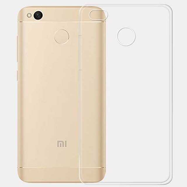  ASLING Carcasă Pro Xiaomi Průhledné Zadní kryt Průhledný Měkké TPU pro Xiaomi Redmi 4X