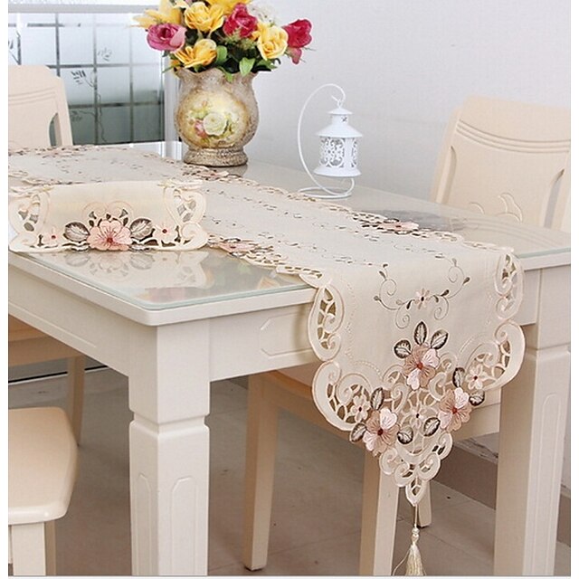  Classic Cotton Blend Table cloths Printing Table Decorations 1 pcs