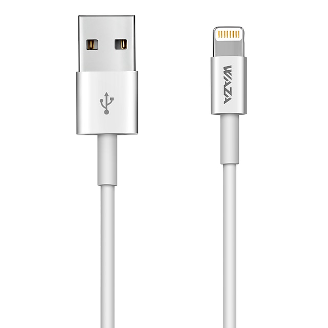  WAZA USB 2.0 / Lightning Cable 1m-1.99m / 3ft-6ft Normal TPE / PC Cable For iPad / Apple / iPhone