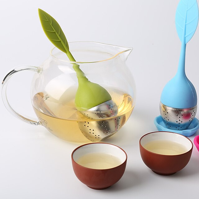  Creative Stainless Steel Silicone Tea Strainer