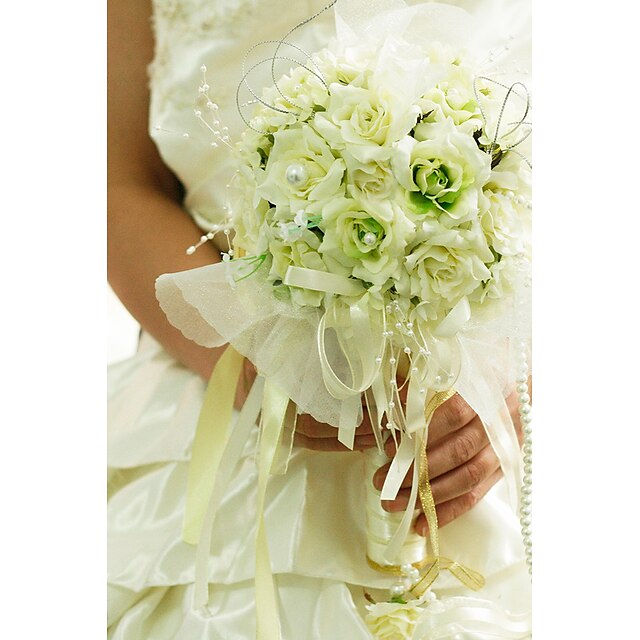  Bouquets de Noiva Buquês Casamento Organza / Cetim 12.2