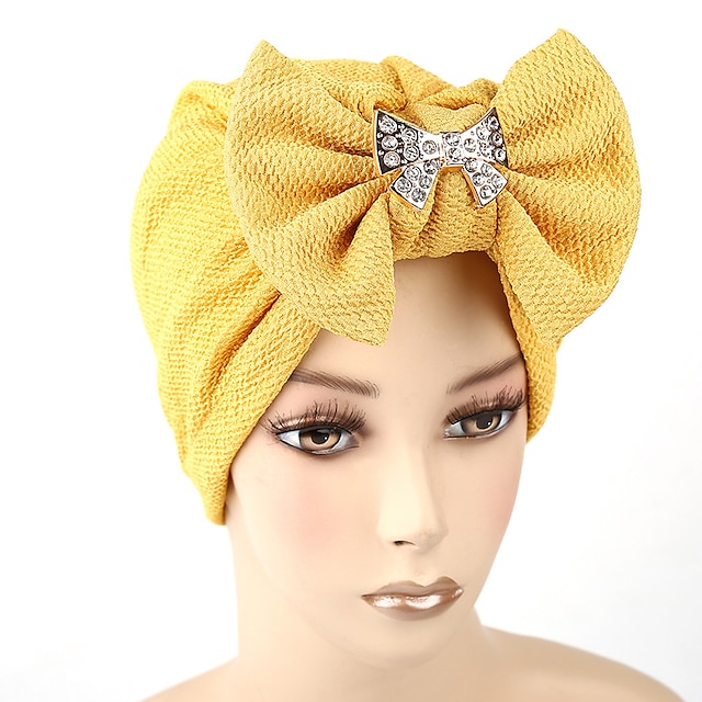  Mujer Sombrero Sombrero flexible Lazo Color sólido Sombrero / Verano / Algodón