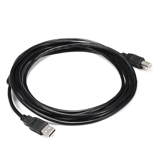  USB 2.0 to USB Type B Male - Male 3.0m(10Ft)