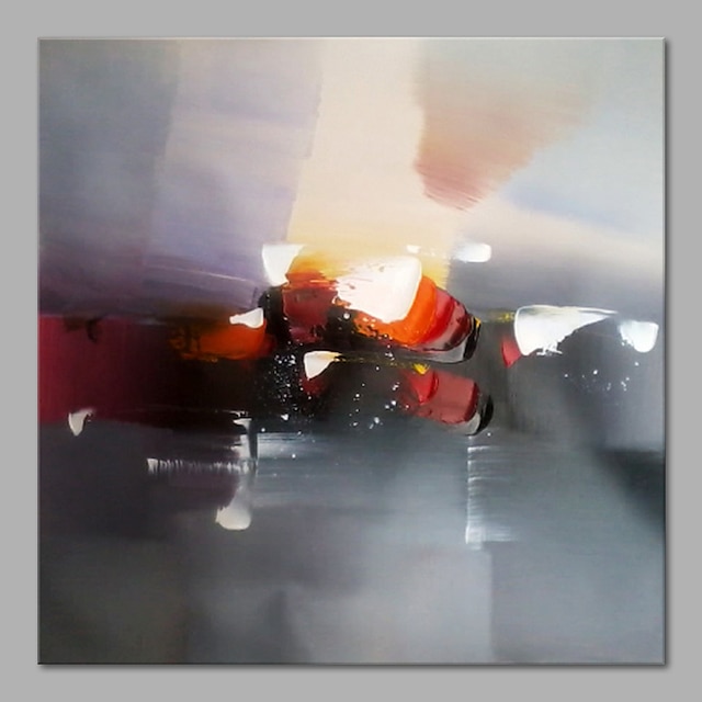  Hang-Painted öljymaalaus Maalattu - Abstrakti Abstrakti Kangas