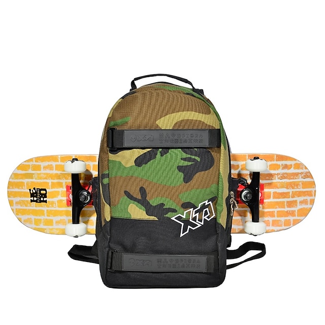  Skateboard Backpack for Skateboarding cm Outdoor / Fashion Unisex Nylon Camouflage Green
