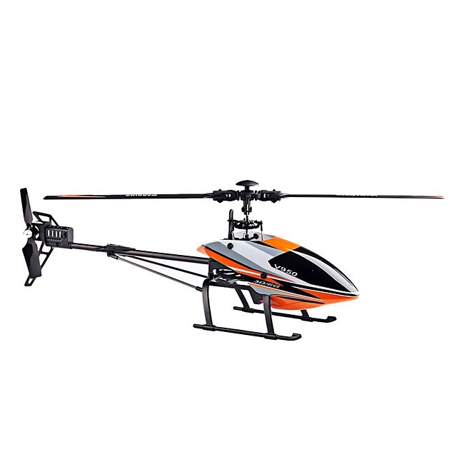  Heliccótero de radiocontrol  WLtoys V950 6 Canales 6 Ejes 2.4G Brushless Eléctrico Listo para Usar Flotar / Acrobacia aérea Control remoto / Gran helicóptero / Flybarless