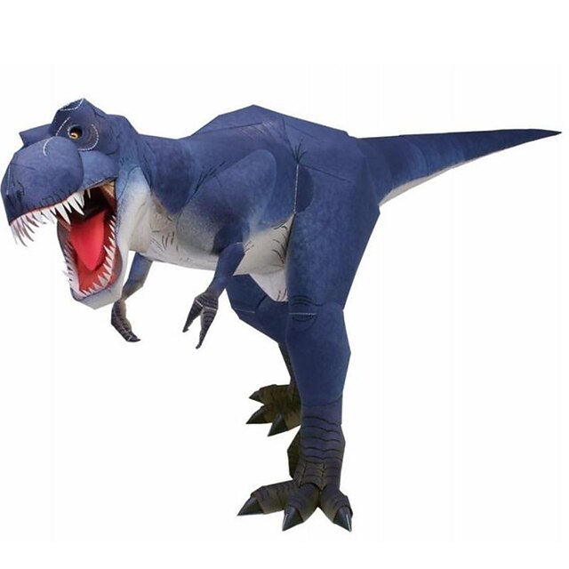  3D puzzle Papírové modely Modele Tyrannosaurus Dinosaurus Udělej si sám Simulace lepenkový papír Klasické Dětské Unisex Chlapecké Hračky Dárek