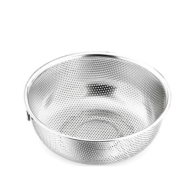  1Pc Stainless steel Kitchen Organization Vegetable washing basin Sieve basket