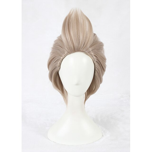  14inch Short Flaxen Wig Cosplay Final Fantasy 15 Cosplay Ignis Scientia Wig Anime Cosplay Hair Wig CS-326D