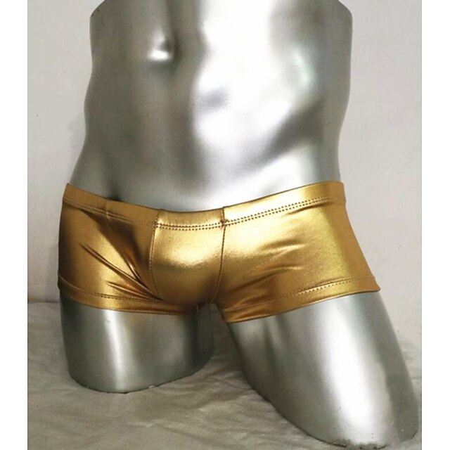  Men's Solid Colored Gold Silver M L XL