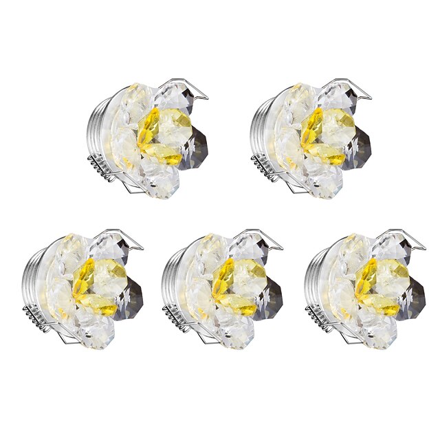  1 W Cuentas LED Regulable Luces LED Descendentes Blanco Cálido 220 V